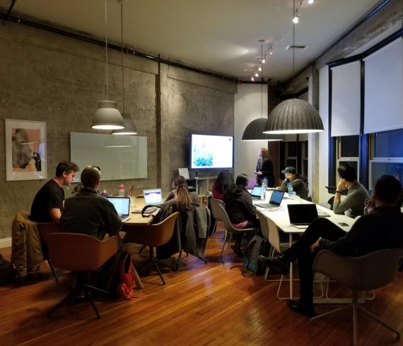 group of people working inside the office